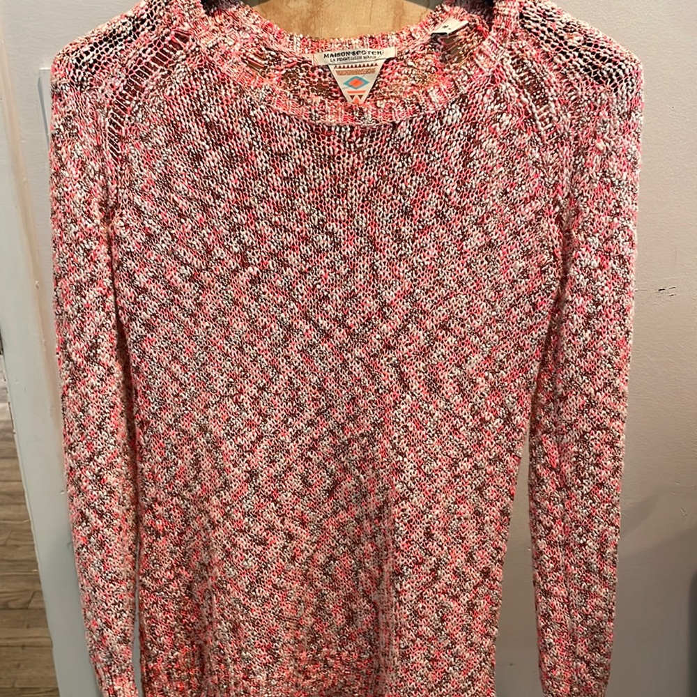cotton multi color sweater